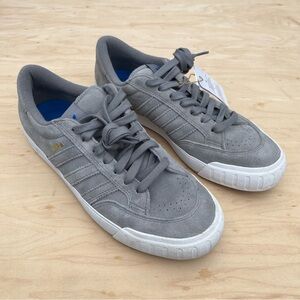 ADIDAS Nora Sneakers Grey Toe Bumper Adituff Leather Skateboarding Size Mens 8.5